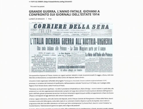 CIESSEINFORMA, 25 maggio 2015